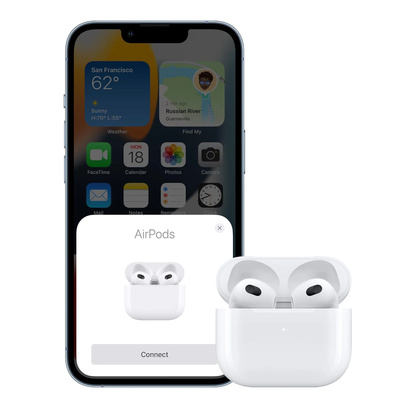 Słuchawki Apple AirPods z MagSafe (3. generacji) MME73ZM/A Białe