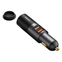 Ładowarka Samochodowa Baseus Share Together 2x USB + 12V 120W Czarna