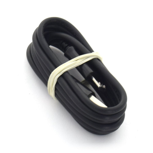 Kabel microUSB Długi Wtyk 1,0 m Czarny