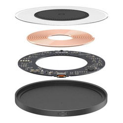 Ładowarka indukcyjna Baseus Simple 2 BS-W530 15W z Kablem Czarna