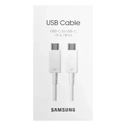 Kabel Samsung USB-C - USB-C EP-DX510JW 1,8 m 5A Biały