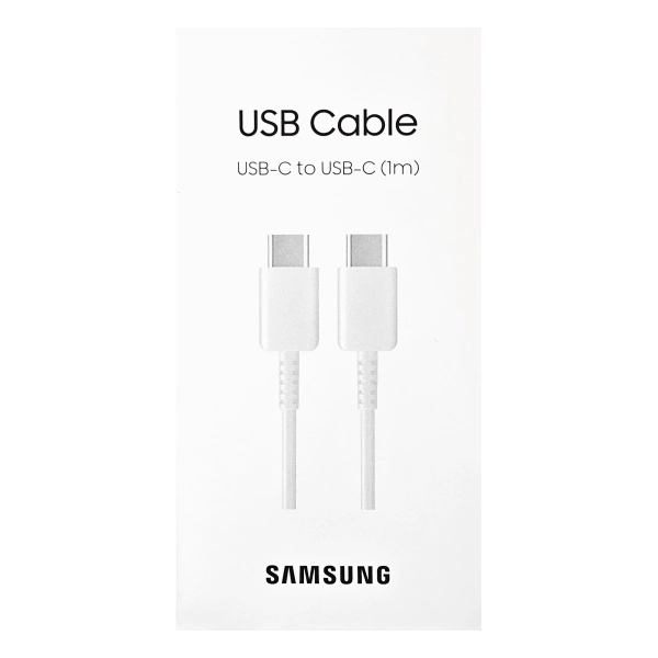 Kabel Samsung USB-C - USB-C EP-DA705BW 1,0 m Biały