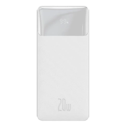 Powerbank Baseus Bipow Digital Display 10000 mAh 20W Biały