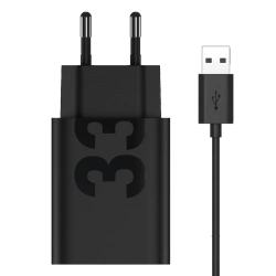 Ładowarka Motorola TurboPower 33W + Kabel USB Czarna