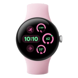 Smartwatch Google Pixel Watch 3 41 mm Wi-Fi Srebrny / Różowy