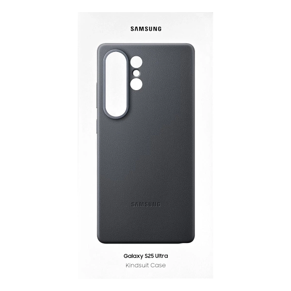Etui Leather Kindsuit Case dla Samsung Galaxy S25 Ultra 5G Czarne