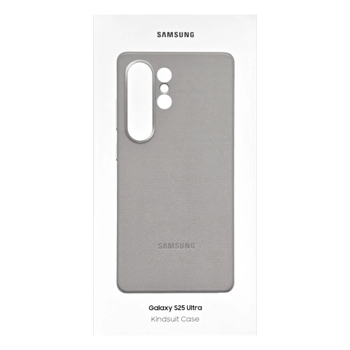 Etui Leather Kindsuit Case dla Samsung Galaxy S25 Ultra 5G Szare