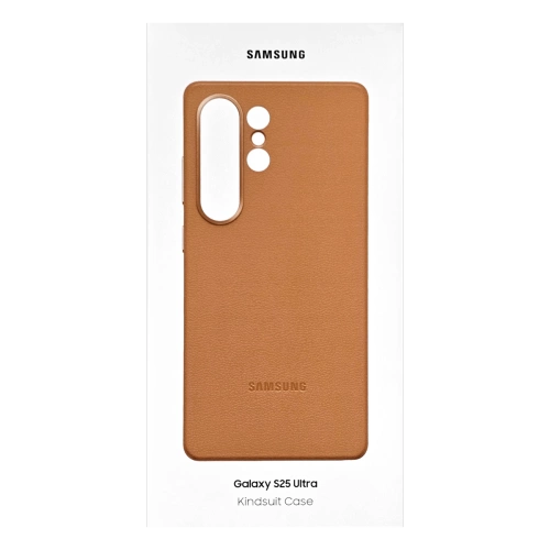 Etui Leather Kindsuit Case dla Samsung Galaxy S25 Ultra 5G Złote