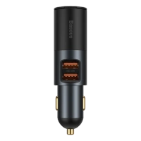 Ładowarka Samochodowa Baseus Share Together 2x USB + 12V 120W Czarna