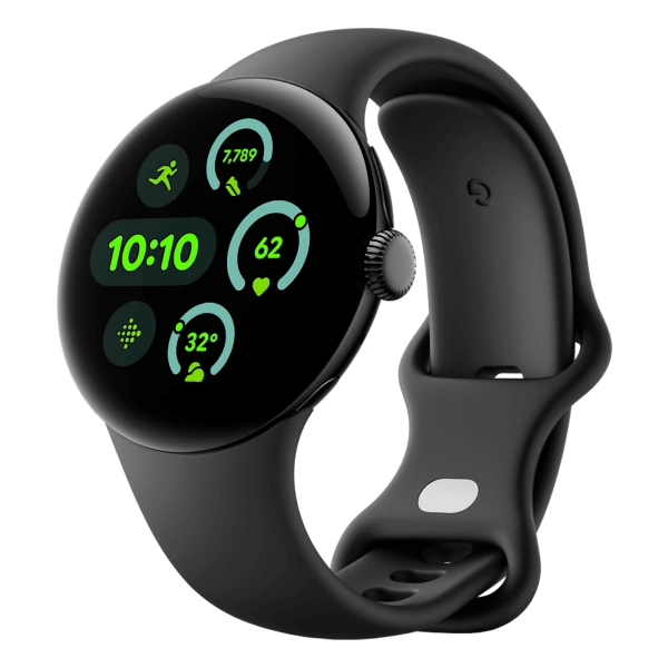 Smartwatch Google Pixel Watch 3 41 mm Wi-Fi Czarny / Czarny