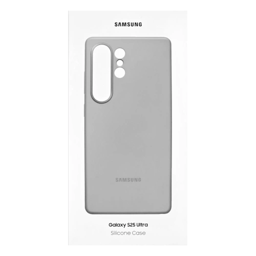 Etui Silicone Case dla Samsung Galaxy S25 Ultra 5G Szare