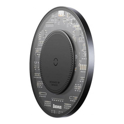 Ładowarka indukcyjna Baseus Simple 2 BS-W530 15W z Kablem Czarna