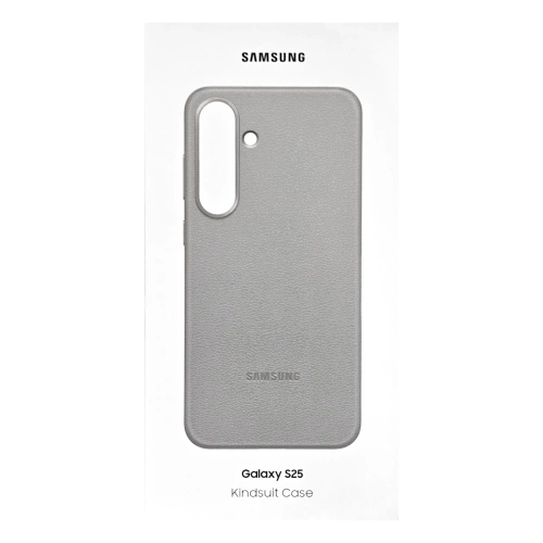 Etui Leather Kindsuit Case dla Samsung Galaxy S25 5G Szare
