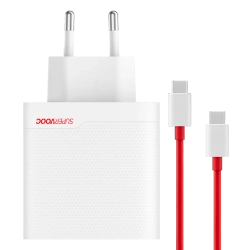 Ładowarka OnePlus SuperVOOC 120W USB-C + USB z Kablem Biała