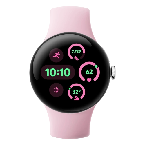 Smartwatch Google Pixel Watch 3 41 mm Wi-Fi Srebrny / Różowy