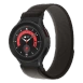 Pasek Tech-Protect Nylon do Samsung Galaxy Watch 4 / 5 / 5 Pro / 6 / 7 / FE Czarno-pomarańczowy