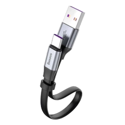 Kabel Baseus Simple USB - USB-C 0,2 m 40W Czarny