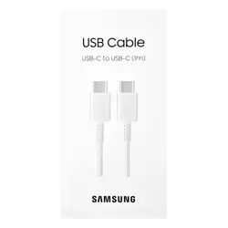 Kabel Samsung USB-C - USB-C EP-DA705BW 1,0 m Biały