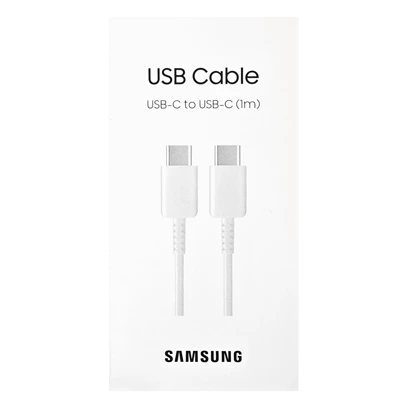 Kabel Samsung USB-C - USB-C EP-DA705BW 1,0 m Biały