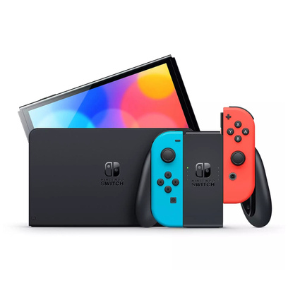 Konsola Nintendo Switch OLED Czerwony / Niebieski