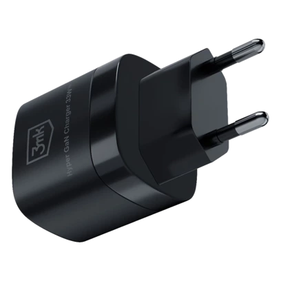 Ładowarka 3MK Hyper GaN Charger 33W USB-C + USB Czarna