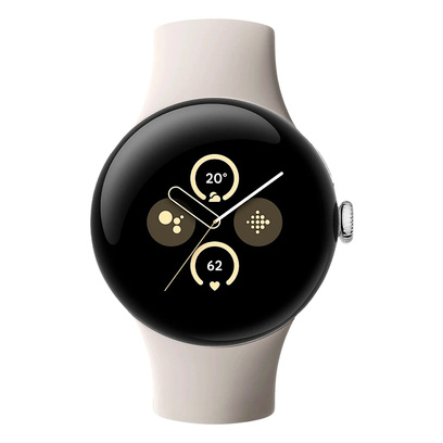 Smartwatch Google Pixel Watch 2 WiFi 41 mm Srebrny / Beżowy