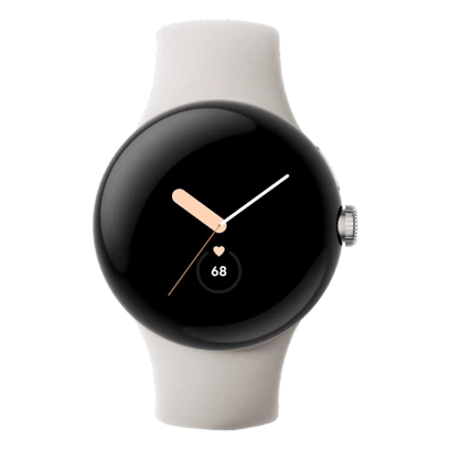 Smartwatch Google Pixel Watch WiFi 41 mm Srebrny / Biały