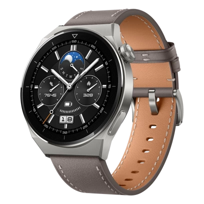 Smartwatch Huawei Watch GT3 Pro Classic 46 mm GPS Tytanowy / Brązowy