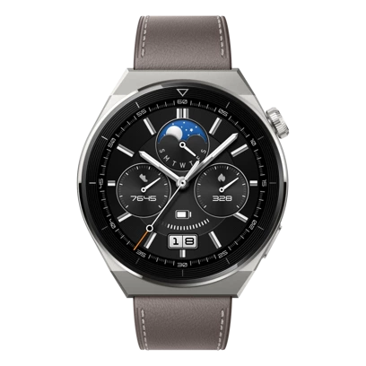 Smartwatch Huawei Watch GT3 Pro Classic 46 mm GPS Tytanowy / Brązowy