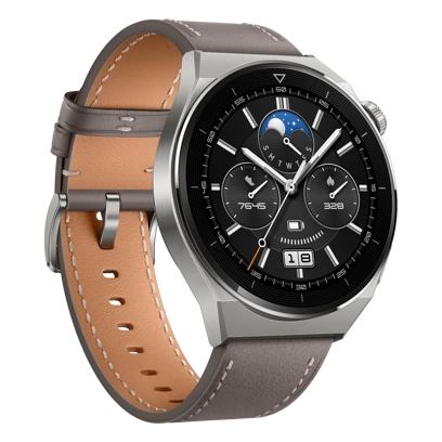 Smartwatch Huawei Watch GT3 Pro Classic 46 mm GPS Tytanowy / Brązowy