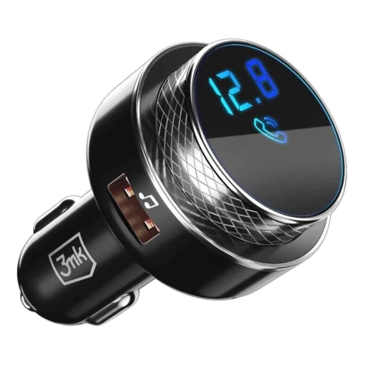 Transmiter FM Bluetooth z Ładowarką 3MK Hyper Car FM Transmitter