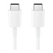 Kabel Samsung USB-C - USB-C EP-DA705BW 1,0 m Biały