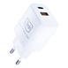 Ładowarka 3MK Hyper Charger 20W USB-C + USB Biała